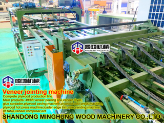 Plywood Production Veneer Core Composer Splicing Machine