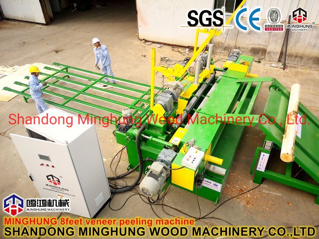 High Speed Line-Peeler Lathe for Veneer Sheet Production Peeling