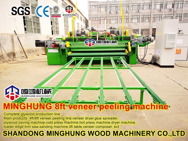Rotary Wood Cutting Machine for Peeling Log Veneer