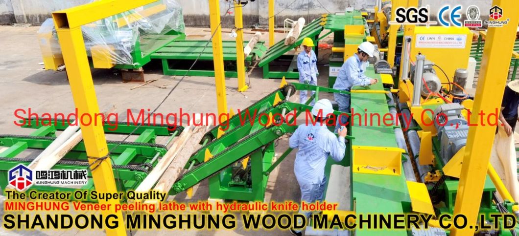 2700mm Veneer Peeling Lathe with Clipping Knife with Hydraulic Knife Holder