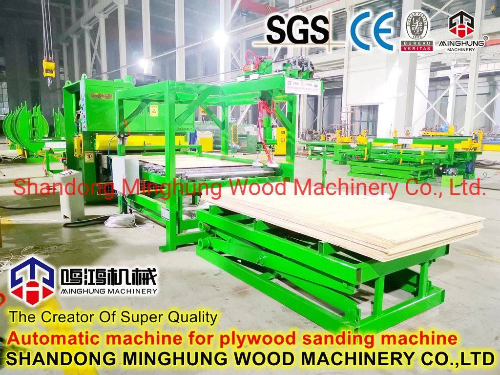 Woodwork Wide Belt Plywood Calibration Sanding Machine for Anti Slip Furniture Plywood