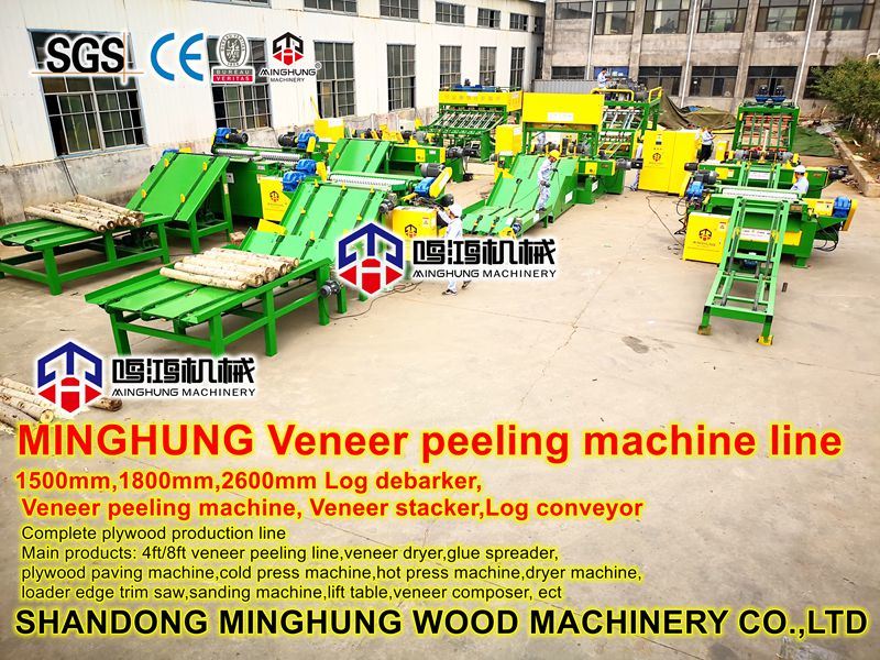 1400mm Timber Wood Peeling Machine for Removing Wood Barks