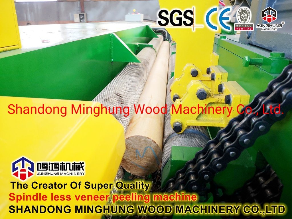 Strong Heavy 8feet 2700mm Log Wood Veneer Peeling Machine for Plywood Wood Papel Bucks