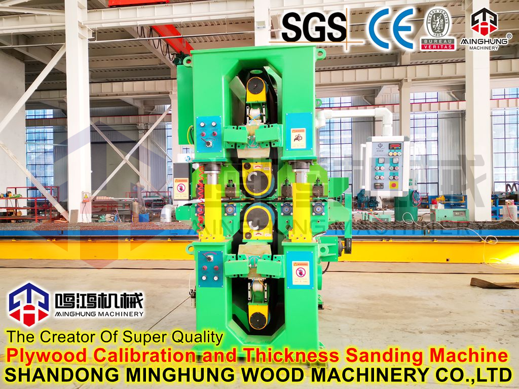Plywood Calibration and Thickness Sander Machine