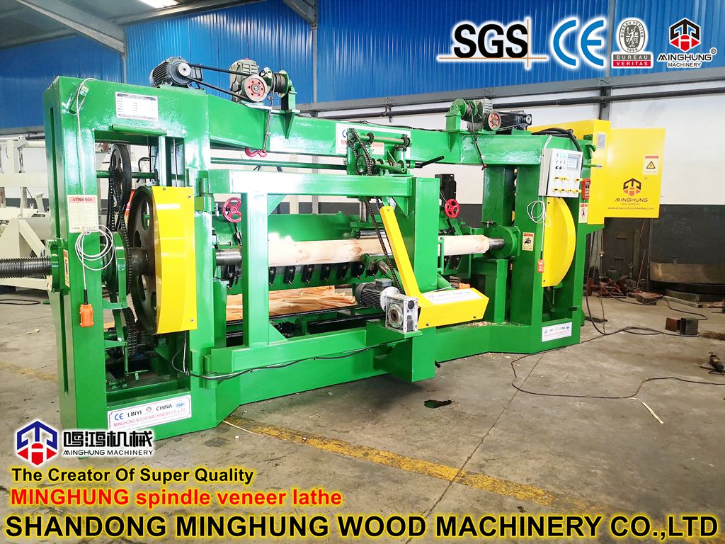 CNC Spindle 8feet Spindle Rotary Wood Veneer Peeling Cutting Making Machine