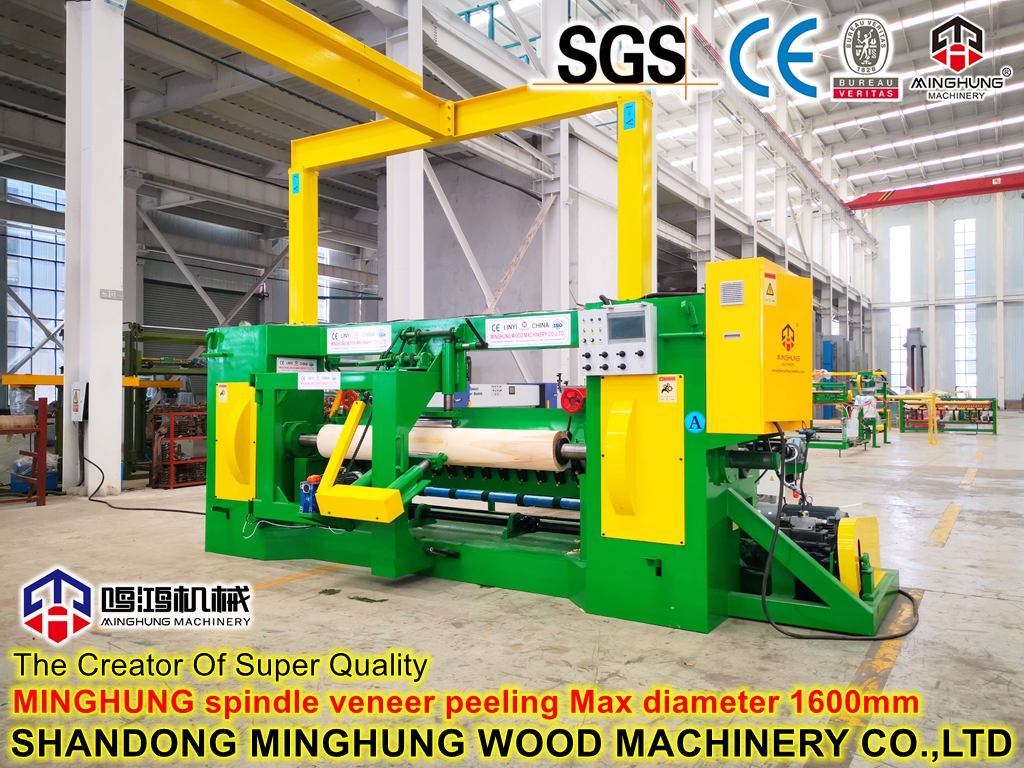 Plywood Production Specialized Veneer Peeling Machine