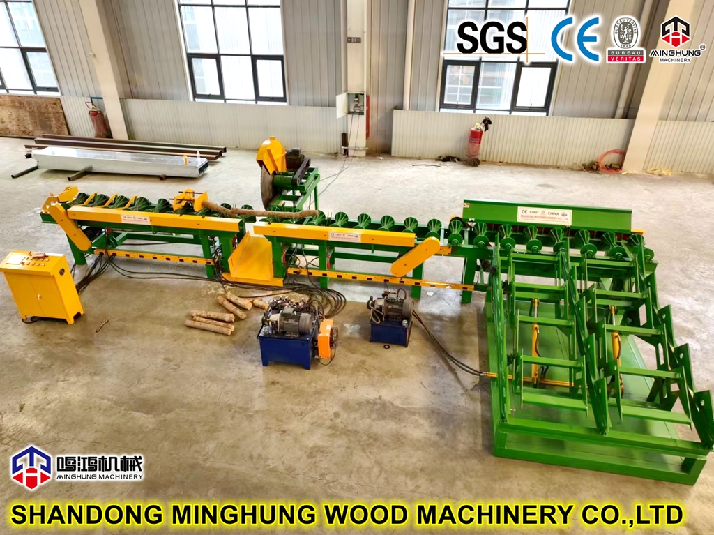 Automatic log cutting machine