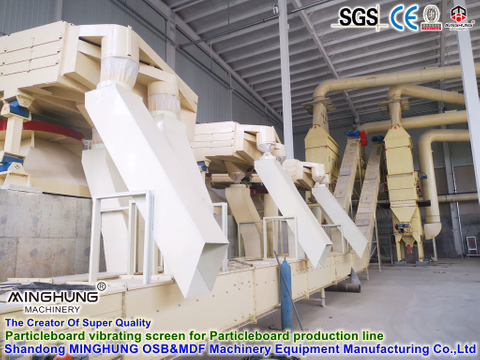 Vibrating Sieve for Particleboard Pb OSB MDF HDF Production Line