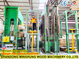 Four-Roller Precision Glue Spreader Plywood Production Line 