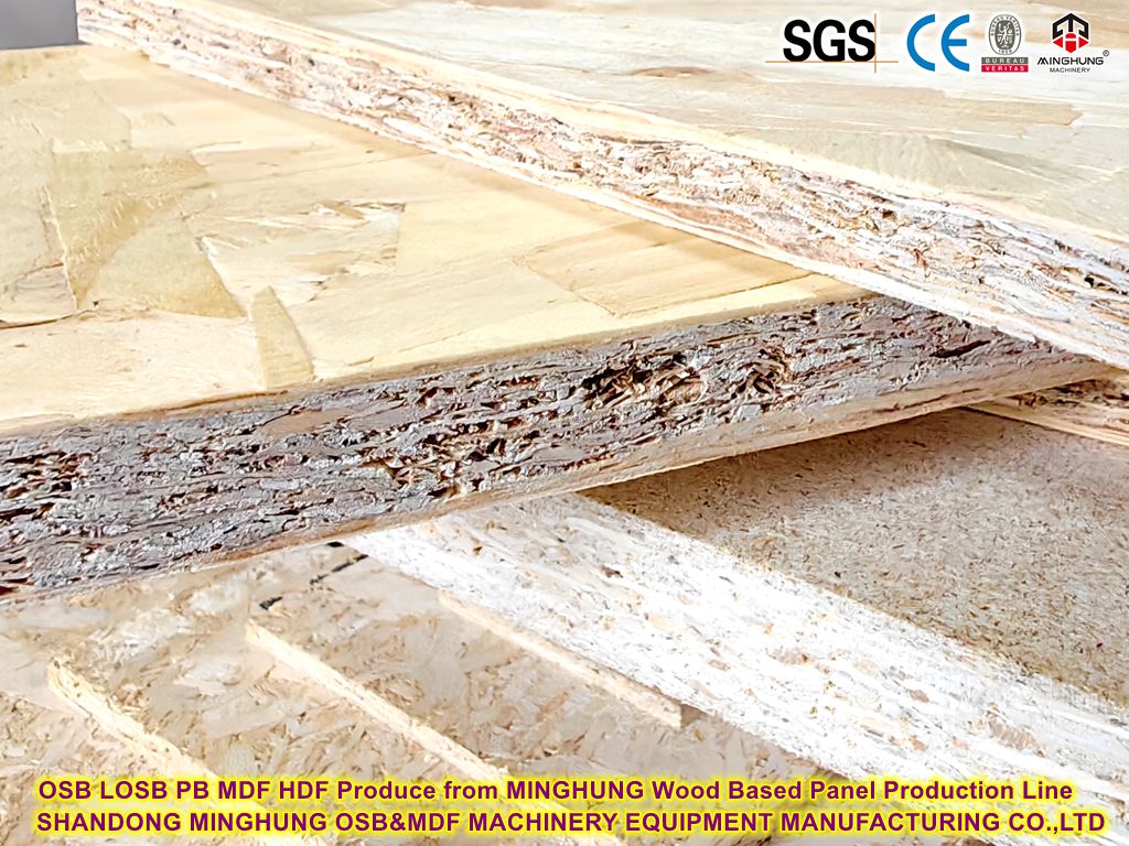 LOSB PB MDF HDF Produce from MINGHUNG Wood Based Panel Production Line