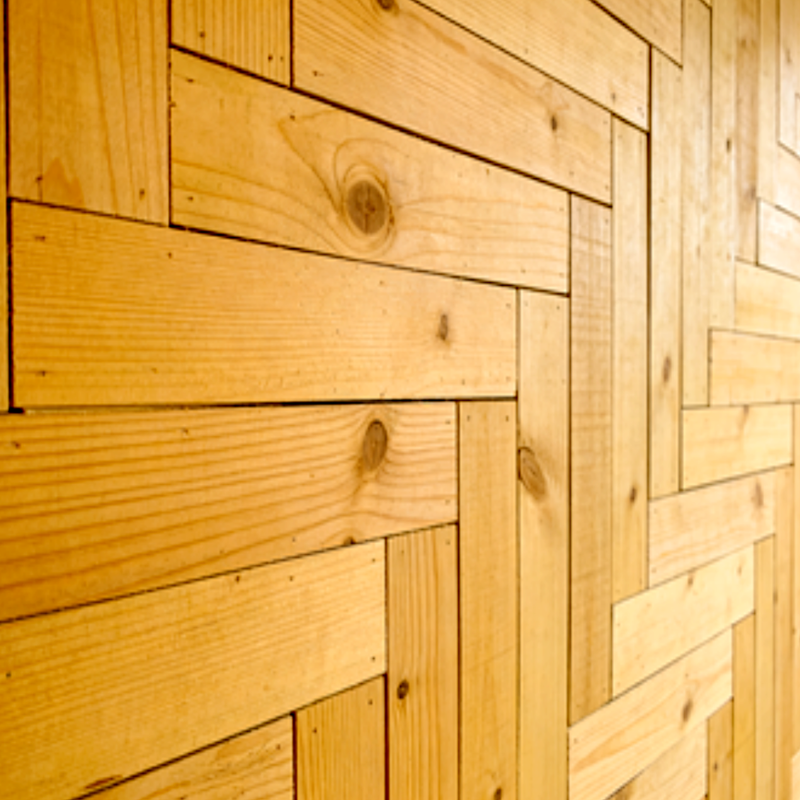 Wall made of plywood2