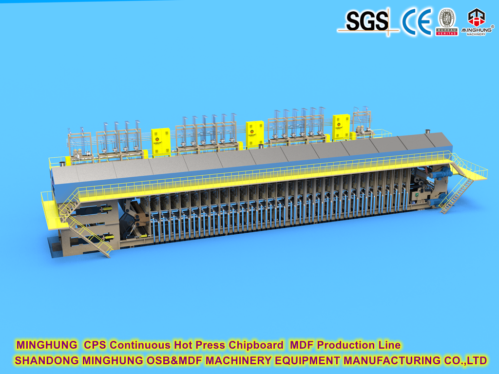 CPS Continuous Hot Press Chipboard MDF Production Line