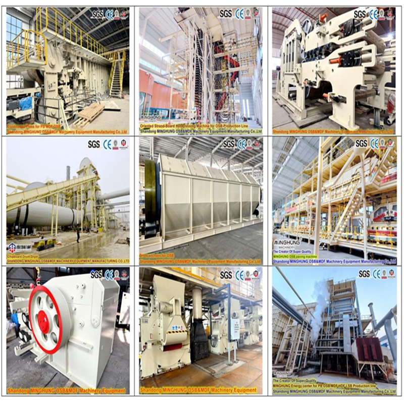 China MINGHUNG MDF PB OSB production line