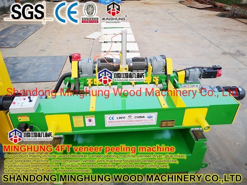 Spindleless Rolling Rotary Lathe for Peeled Veneer Manufacturing