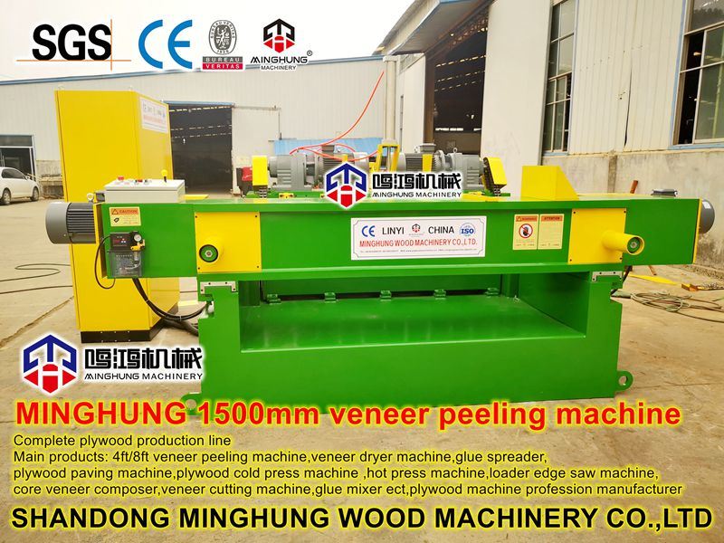 Log Peeling Machine for Wood Veneer Production