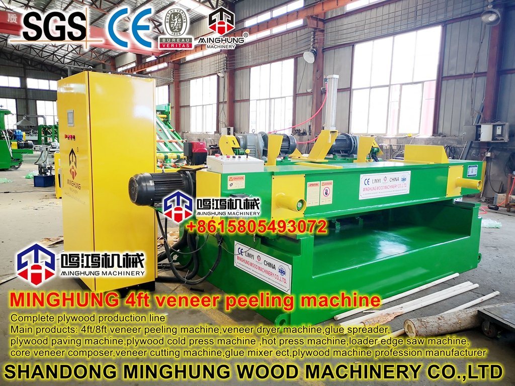 Plywood Veneer Wood Peeling Machine with Siemens Motors