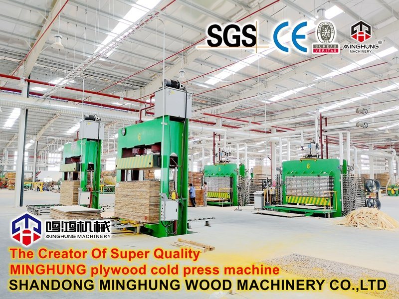 500ton Plywood Press Machine for Pressing Glued Plywood Veneer