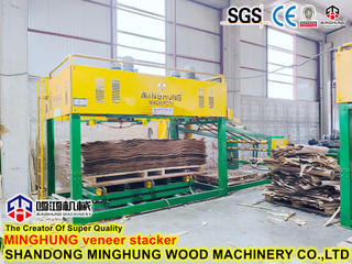 0.5-3.6mm Universal Thickness Vacuum Suction Veneer Stacker 
