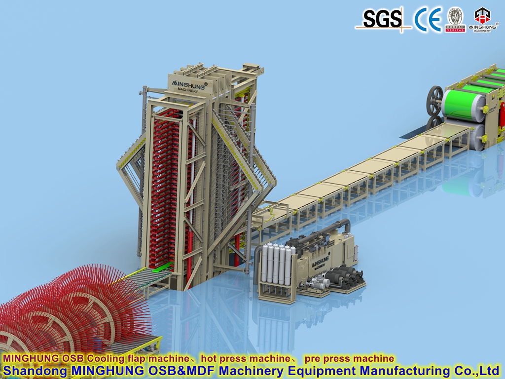 Automatic Oriented Strand Board (OSB) Production Line Forming Line