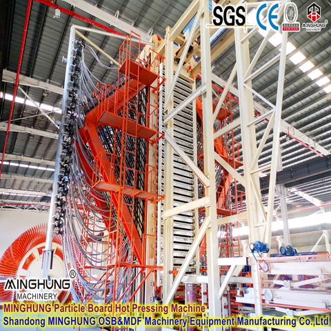  50,000 M³ Per Year Particle Board Line with Multilayer Press 