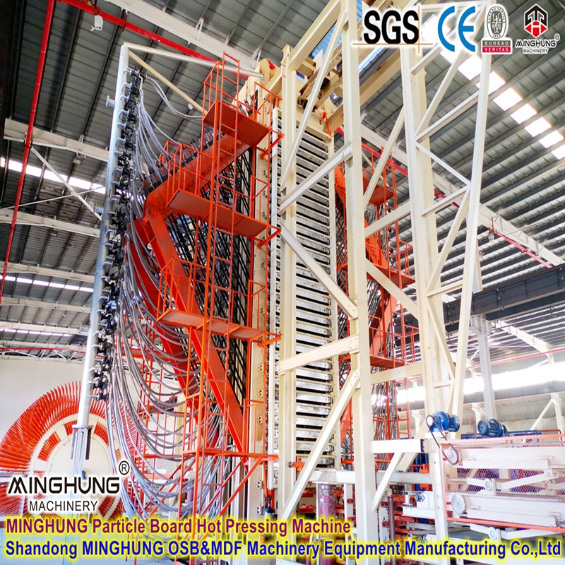  50,000 M³ Per Year Particle Board Line with Multilayer Press 