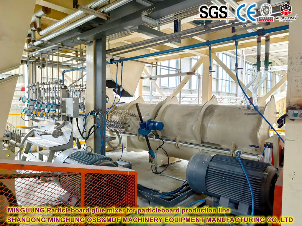 MINGHUNG Particleboard glue mixer for particleboard production line
