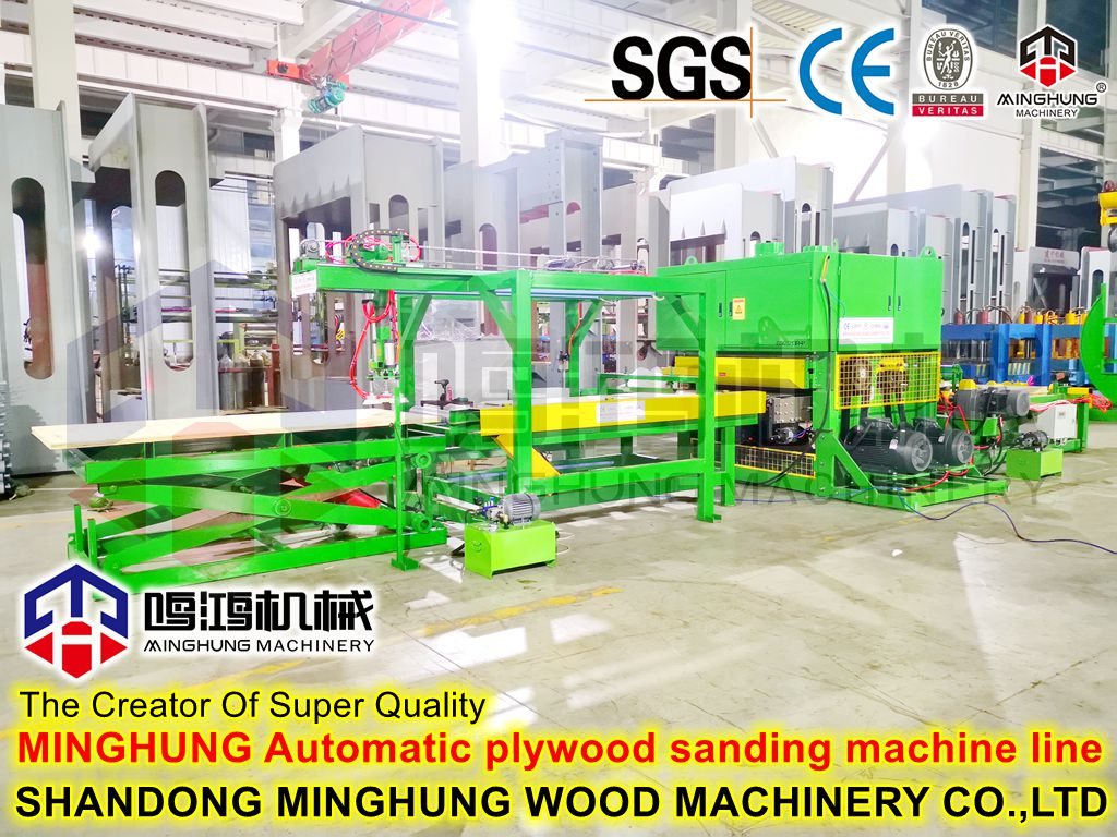 MINGHUNG Automatic plywood sanding line
