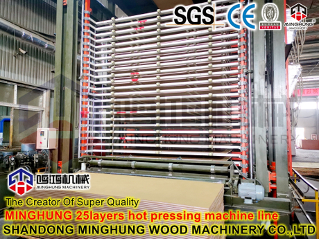 Wide 1830mm Plywood Production Line - SHANDONG MINGHUNG WOOD BASED ...