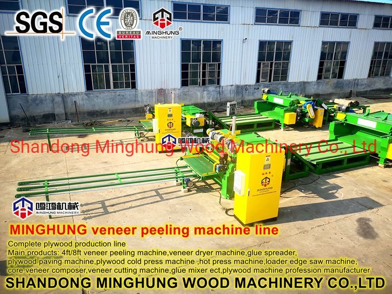 Spindleless Rotary Log Debarking Rounding Peeling Machine for Veneer Mill