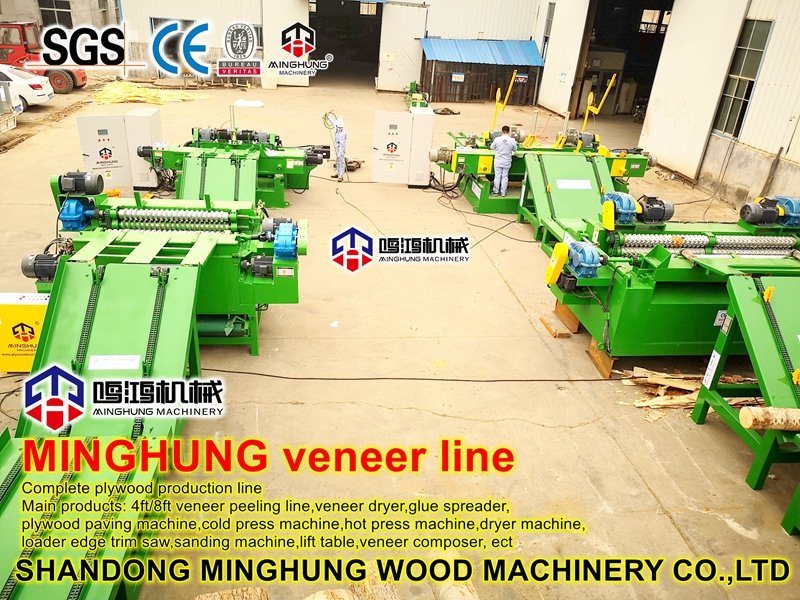 Rotary Core Veneer Slicing Cutting Peeling Machine for Peeling Wood Core