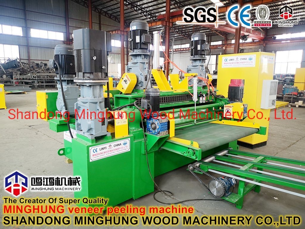 4feet Spindleless Wood Peeling Machine for Veneer Core Papel Bucks Production