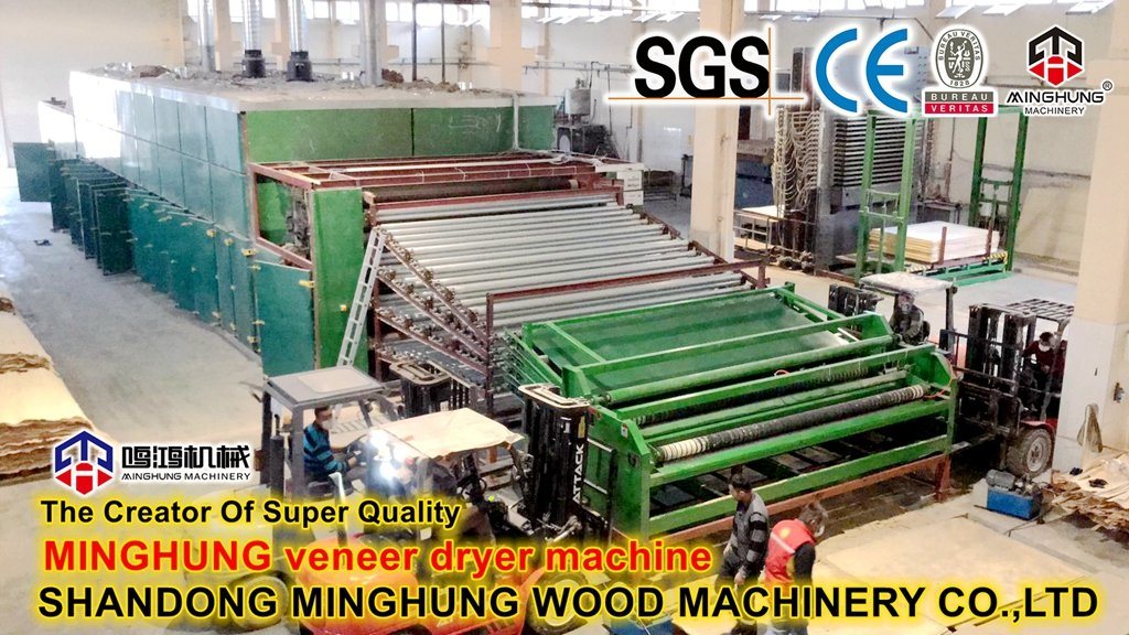 Woodworking Plywood Making Machine Roller Dryer Machine