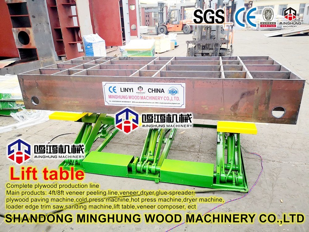 Scissor Lift Table for Plywood Making Machine