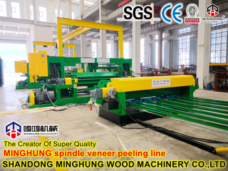 High-Stability Spindle Veneer Peeling Machine Customized for Eucalyptus Veneer 