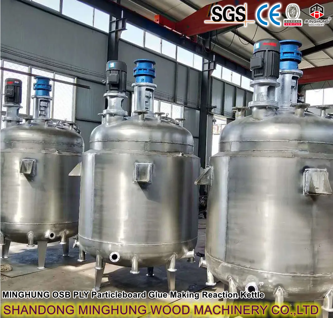 Wood Based Panel Machinery Ply OSB MDF HDF Particleboard Glue Making Reaction Kettle Glue Making Equipment 