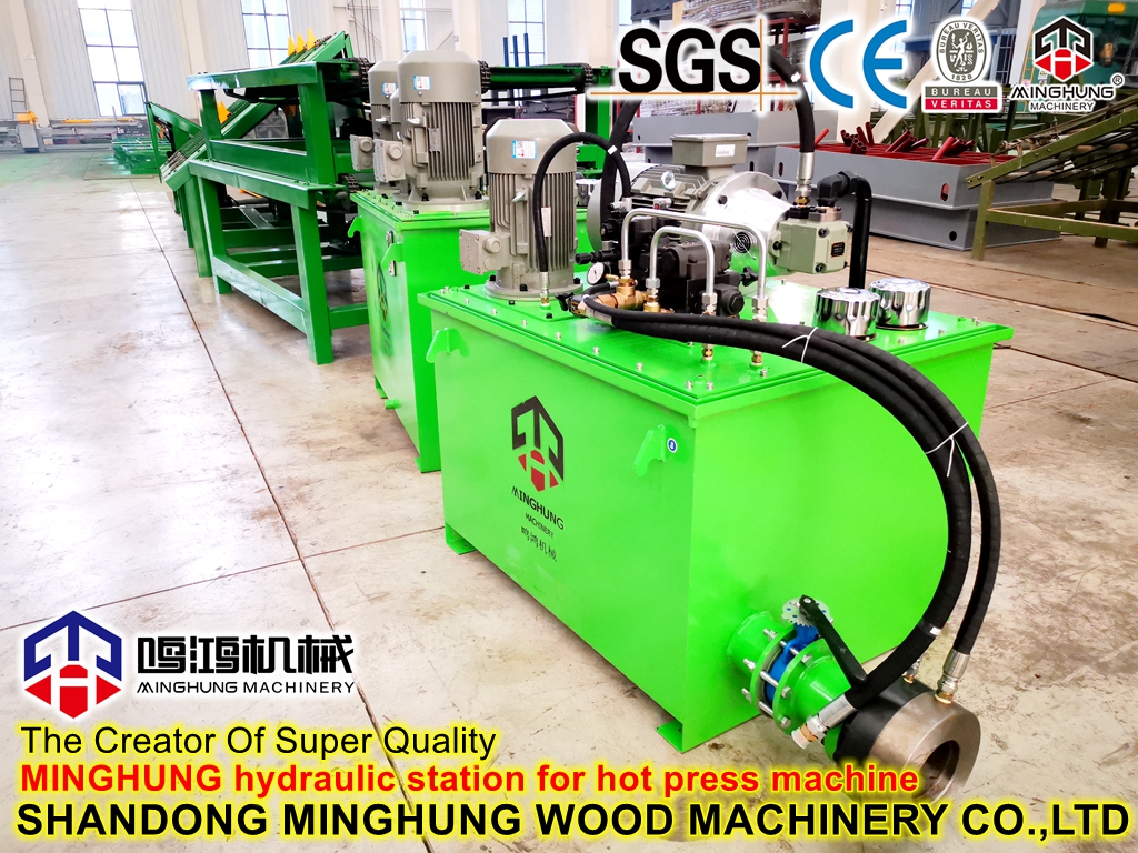 hydraulic station for hot press machine