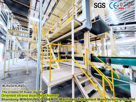 MDF / HDF / OSB Particle Board Chipboard Production Line for OSB Making Machine 4X8FT, 60000cbm
