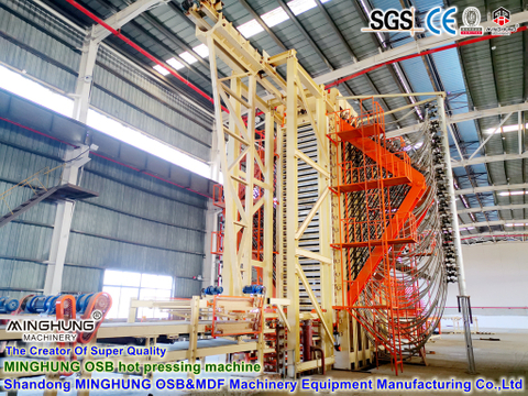 MDF / HDF / OSB Particle Board Chipboard Production Line / Medium Density Fiberboard Making Machine Line-MINGHUNG