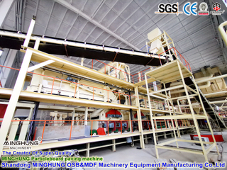 Minghung PB MDF OSB Making Line: Oriented Strand Board Shavings Mat Paving Forming Machine for Particleboard Fiberboard