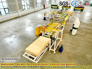 Infrared Track Circular Blade Sawing Machine Trimming Saw Machine: for Wood Based Panel Particle Board MDF OSB Chipboard Plywood 