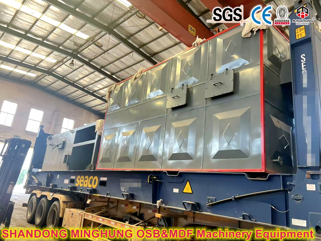 Oil boiler loading