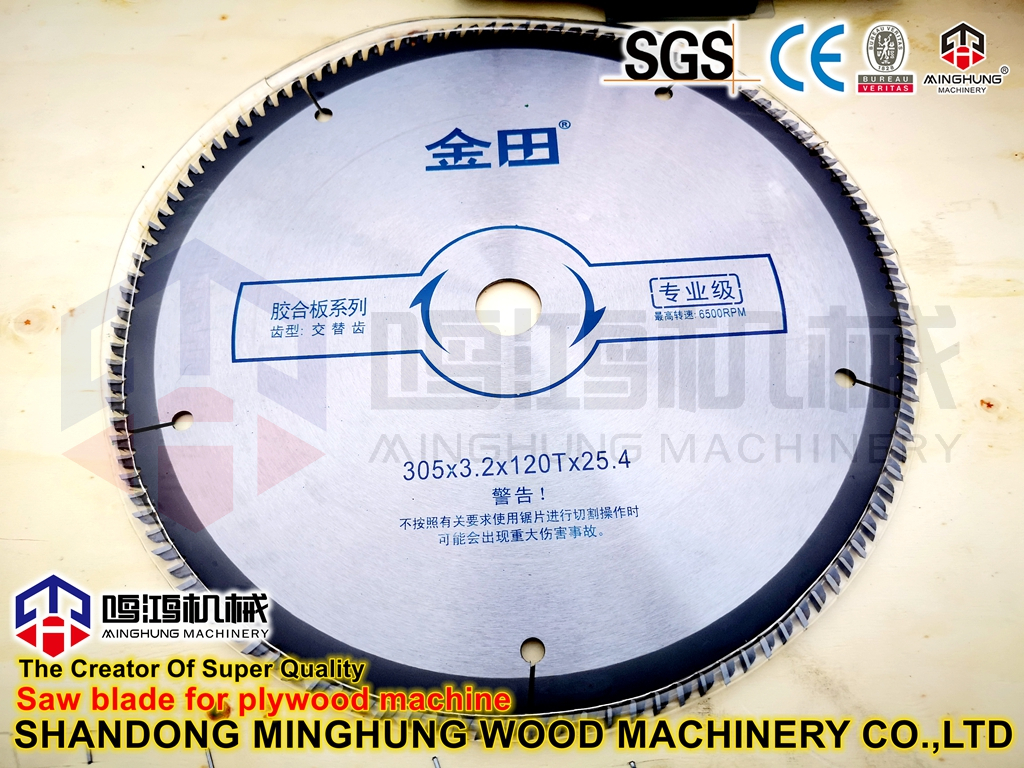Saw blade for plywood cutter