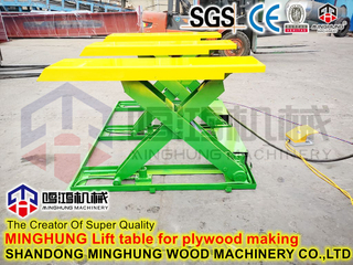 Lift Table For Plywood Making