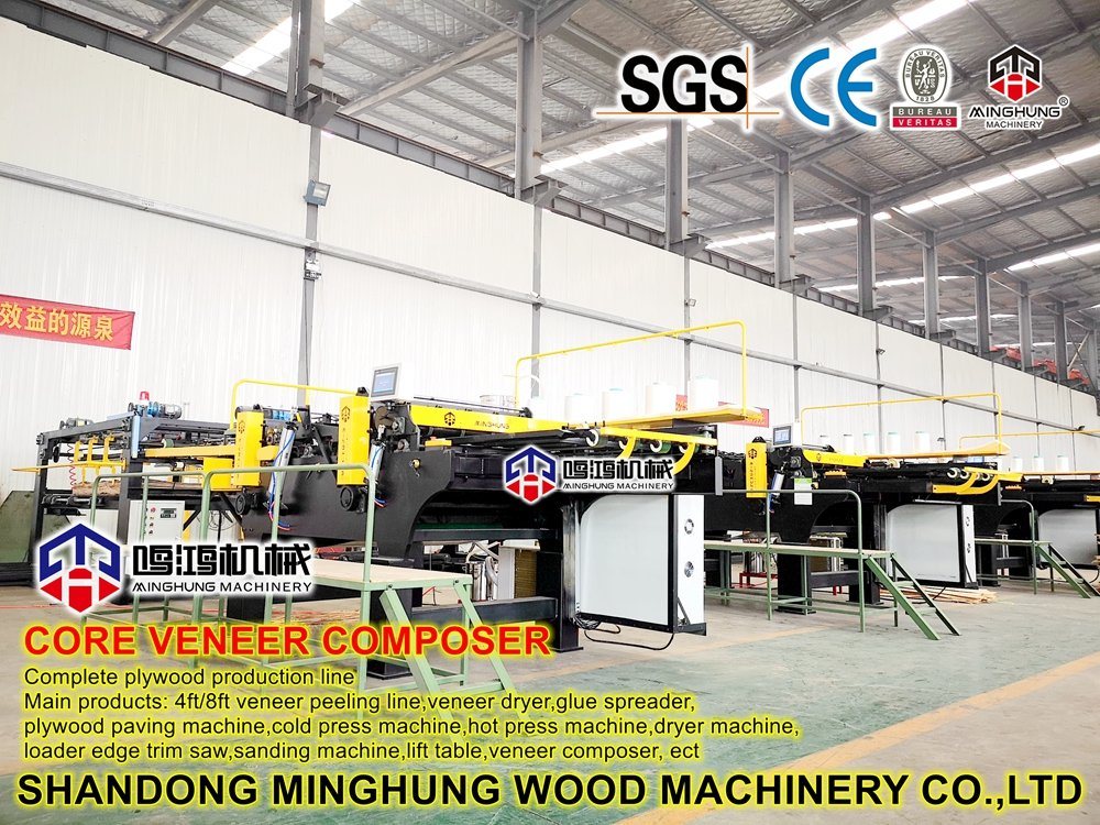 Veneer Core Builder Machine for Woodworking Plywood Making Machine