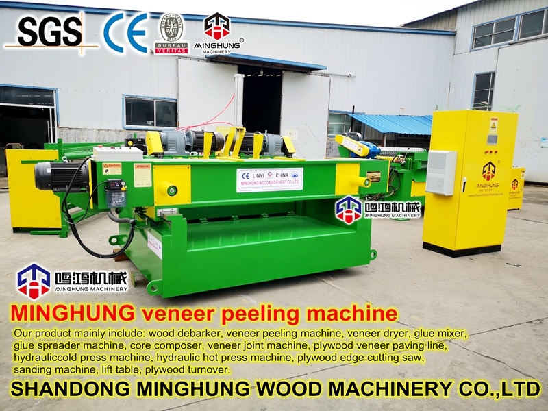 Powerful Tree Peeling Machine for Beech Wood Veneer