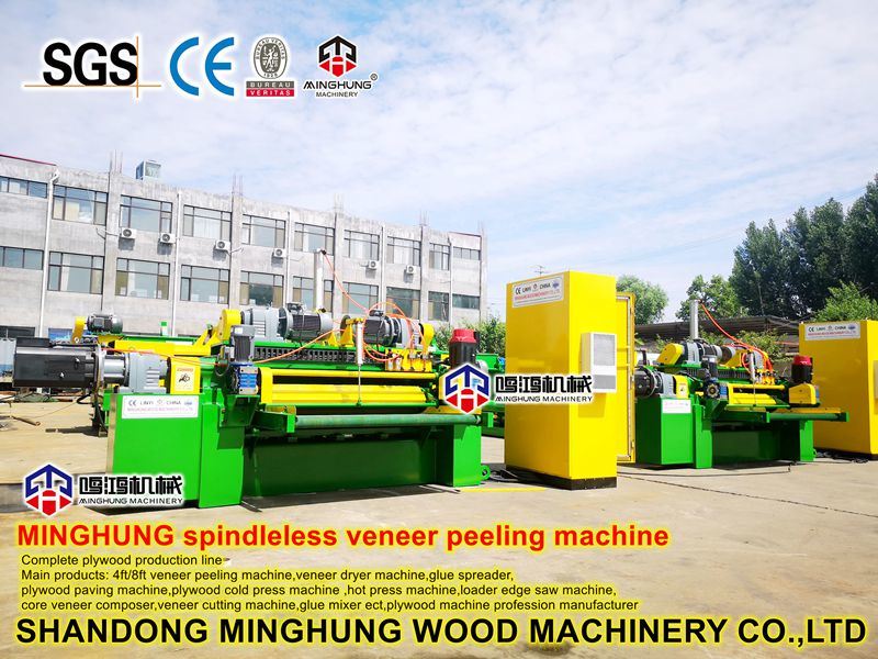 Strong Vineer Machine for Peeling Wood Veneer