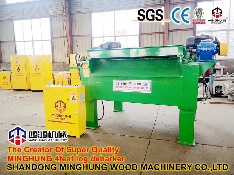 4feet Hydraulic Wood Log Tree Bark Peeling Machine