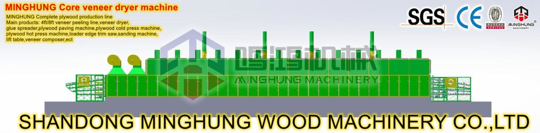 Roller Type Dryer Core Veneer Drier