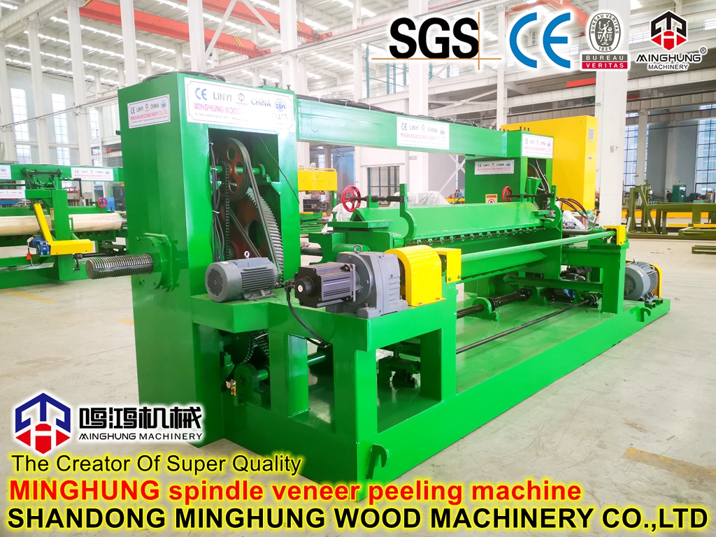 spindle log debarking machine