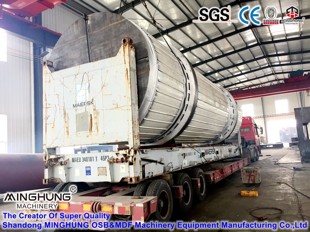 rotary drum dryer loading